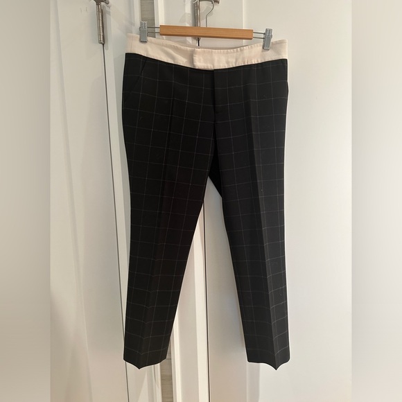 Smythe Black/white windowpane check pant - Picture 5 of 5